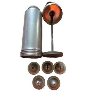 Vintage Mirro Small Icing Decoration Press With 5 Tips